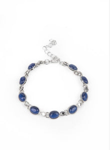 Blissfully Beaming Blue Cat's Eye Bracelet