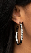Load image into Gallery viewer, Borderline Brilliance Black Earrings
