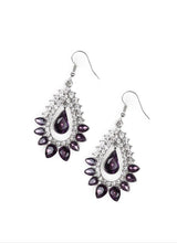 Load image into Gallery viewer, Boss Brilliance Purple Bling Earrings
