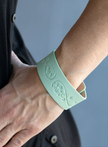 "Butterfly Canopy" Green Wrap Bracelet