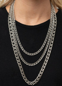 Chain of Champions Silver Necklace and Earrings