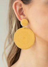 Load image into Gallery viewer, Circulate The Room Yellow Earrings

