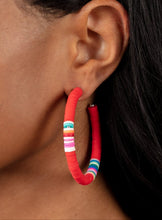 Load image into Gallery viewer, Colorfully Contagious Red Earrings
