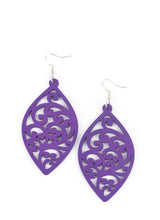Load image into Gallery viewer, Coral Garden Purple Earrings
