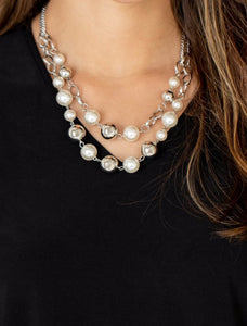 COUNTESS Your Blessings Pearl and Silver Necklace and Earrings