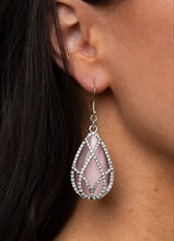 Load image into Gallery viewer, &quot;Crawling With Couture&quot; Pink Cat&#39;s Eye Earrings

