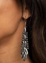 Load image into Gallery viewer, Crown Heiress Silver and Hematite Earrings
