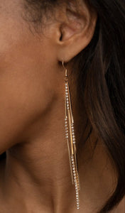 Dainty Dynamism Gold Earrings