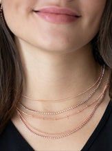 Load image into Gallery viewer, Dangerously Demure Copper Necklace and Earrings
