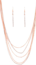Load image into Gallery viewer, Dangerously Demure Copper Necklace and Earrings
