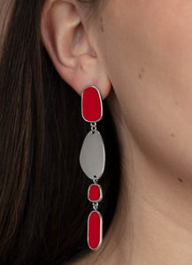 Deco By Design Red Earrings