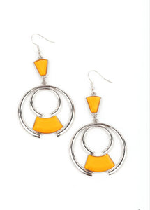Deco Dancing Orange Earrings