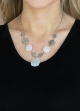 Load image into Gallery viewer, DEW What You Wanna DEW White Necklace and Earrings
