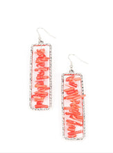 Load image into Gallery viewer, Don’t QUARRY, Be Happy Red Earrings
