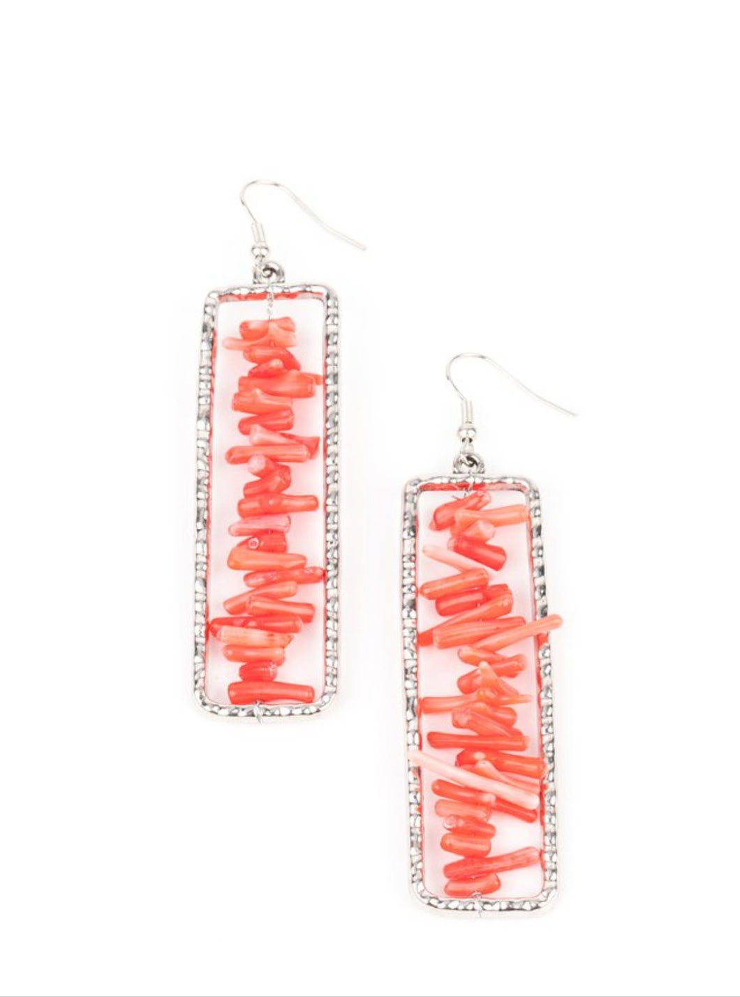 Don’t QUARRY, Be Happy Red Earrings