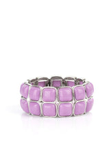 Load image into Gallery viewer, Double The DIVA-ttitude Purple Bracelet
