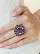 Load image into Gallery viewer, Elegantly Eden Purple Cat&#39;s Eye Ring
