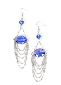 Ethereally Extravagant Blue Earrings