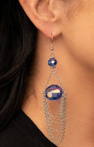Ethereally Extravagant Blue Earrings