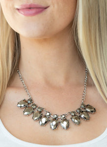 Extra Enticing Silver Necklace and Earrings