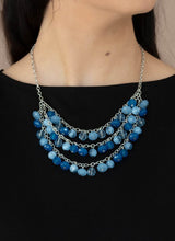 Load image into Gallery viewer, Fairytale Timelessness Blue Necklace and Earrings
