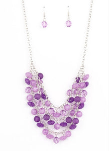 Fairytale Timelessness Purple Necklace and Earrings