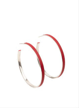 Load image into Gallery viewer, &quot;Fearless Flavor&quot; Red Earrings
