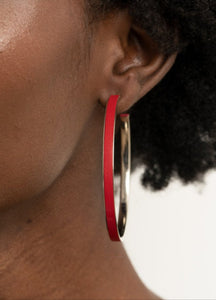 "Fearless Flavor" Red Earrings