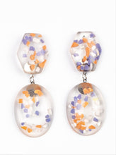 Load image into Gallery viewer, Flaky Fashion Orange Earrings
