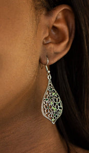 Full Out Florals Green Earrings