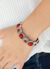 Load image into Gallery viewer, Garden Flair Red Bracelet
