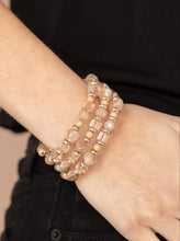 Load image into Gallery viewer, Girly Girl Glimmer Brown Bracelet
