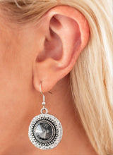 Load image into Gallery viewer, Global Glamour Silver and Bling Necklace and Earrings

