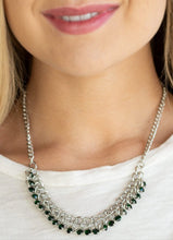Load image into Gallery viewer, Glow and Grind Green Necklace and Earrings
