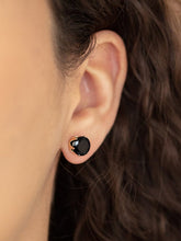 Load image into Gallery viewer, Modest Motivation Black and Gold Earrings
