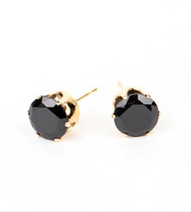 "Modest" Black Earrings