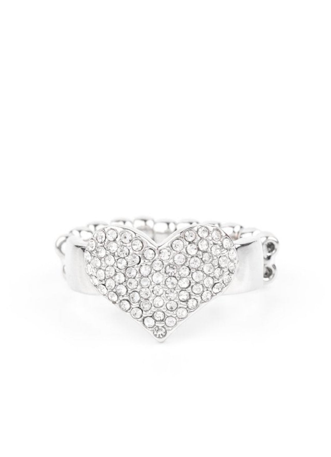 Heart of BLING Silver and Bling Ring