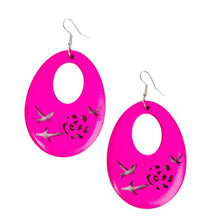 Load image into Gallery viewer, Home TWEET Home Pink Earrings
