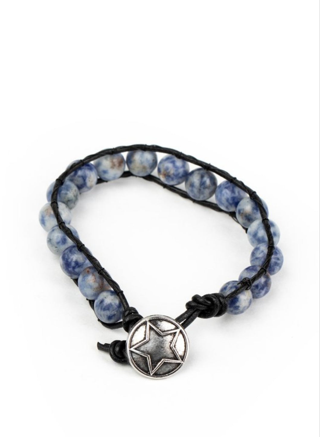Homespun Stones Blue Bracelet