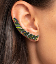 Load image into Gallery viewer, &quot;Ice Rainbow&quot; Multicolor Ear Crawler Earrings

