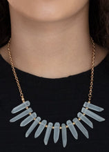 Load image into Gallery viewer, Ice Age Intensity Gold Necklace and Earrings
