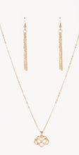 Load image into Gallery viewer, Eternal Love Gold Necklace and Earrings
