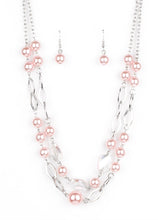 Load image into Gallery viewer, &quot;Fluent In Affluence&quot; Pink Necklace and Earrings
