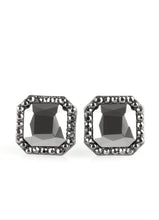 Load image into Gallery viewer, &quot; AGELESS&quot; Black Stud Earrings
