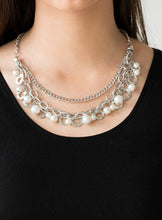 Load image into Gallery viewer, Hoppin&#39; Hearts White Necklace and Earrings

