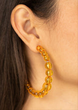 Load image into Gallery viewer, In The Clear Orange Earrings
