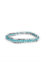 Load image into Gallery viewer, Just a Spritz Blue Stretchy Bracelet
