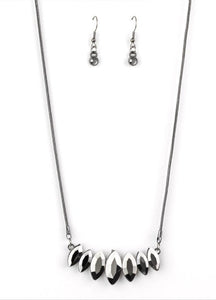 Leading Lady Black Necklace and Earrings