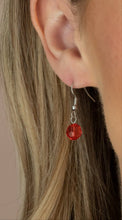 Load image into Gallery viewer, Let The Festivities Begin Red Necklace and Earrings
