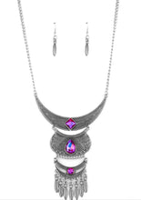 Load image into Gallery viewer, Lunar Enchantment Pink Necklace and Earrings
